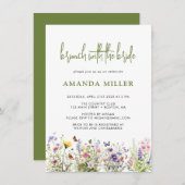 Invitation de déjeuner pour une fête prénuptiale a (Devant / Derrière)