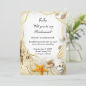 Invitation de demoiselle d'honneur pour mariage au (Debout devant)