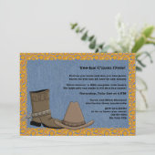 Invitation de Denim Cowboy (Debout devant)