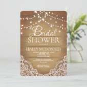 Invitation de dentelle du pays (Debout devant)