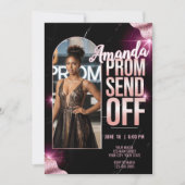 Invitation de départ de bal de promo luxueuse en m (Devant)