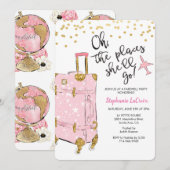 Invitation de départ de fête d'adieu sur le thème (Devant / Derrière)