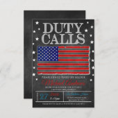 Invitation de déploiement des appels de service (Devant / Derrière)