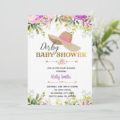 Invitation de Derby baby shower (Debout devant)
