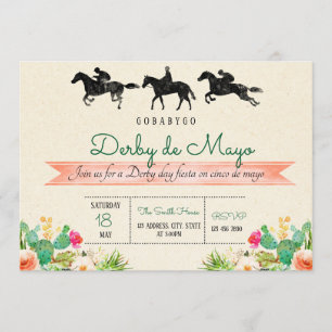 Invitation de Derby De Mayo
