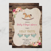 Invitation de Derby et de la partie de couche (Devant / Derrière)