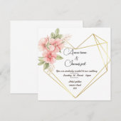 Invitation de désherbage de carte de cheminée (Devant / Derrière)