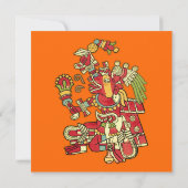 Invitation de design Aztec (Dos)