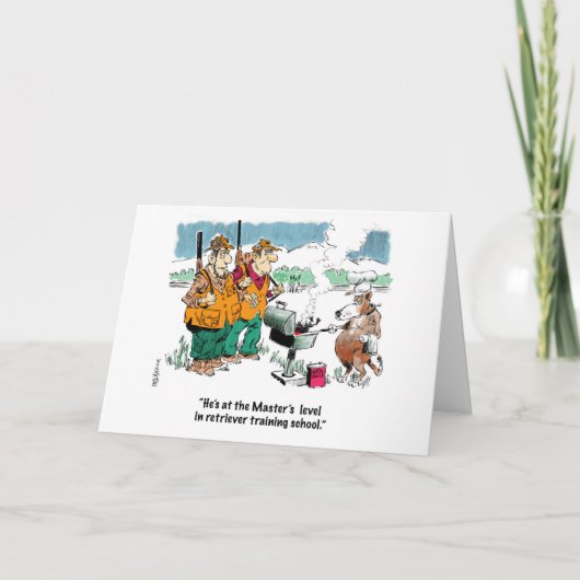 Invitation de dessin animé à un cuisinier (Devant)