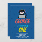 Invitation de dessin de masque de panthère noire e (Devant / Derrière)