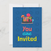 Invitation de dessin sur mesure pour l'école en li (Dos)