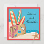 Invitation de destination après mariage (Devant)