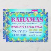 Invitation de destination BAHAMAS 2 (Devant / Derrière)