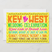 Invitation de destination de KEY WEST (Devant)