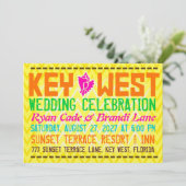 Invitation de destination de KEY WEST (Debout devant)