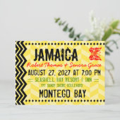 Invitation de destination JAMAICA (Debout devant)