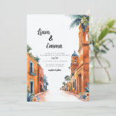 Invitation de destination Mariage du Mexique (Debout devant)