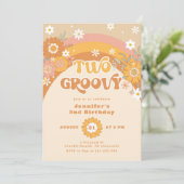 Invitation de deux ans rétro super (Debout devant)