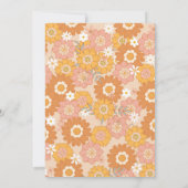 Invitation de deux ans rétro super (Dos)