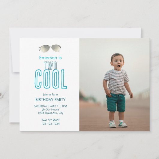 Invitation de deux Cool (Devant)