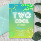 Invitation de deux Cool 2e anniversaire