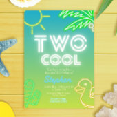 Invitation de deux Cool 2e anniversaire