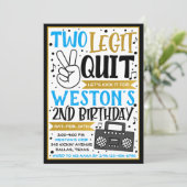 Invitation de deux Legit to Quit, Invitation du 2e (Debout devant)