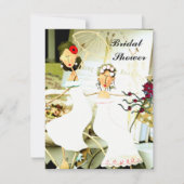 Invitation de deux mariées à une douche nuptiale (Devant)