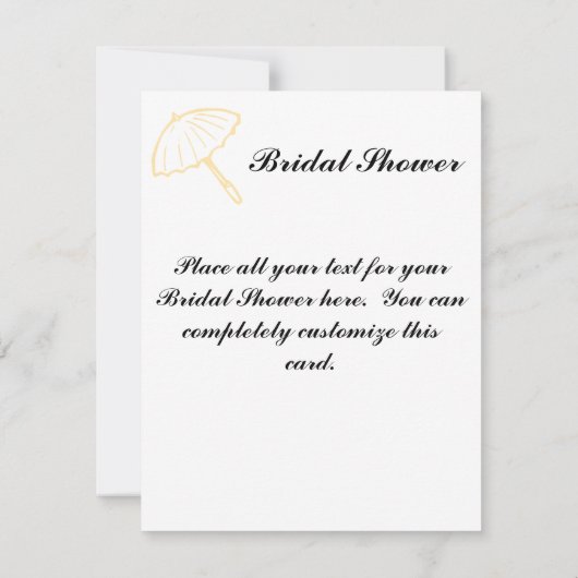 Invitation de deux mariées à une douche nuptiale (Dos)