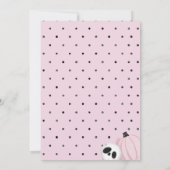 Invitation de deuxième anniversaire de deux fantôm (Dos)