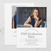 Invitation de deuxième diplôme photo DNP (Devant / Derrière)