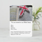 Invitation de dévotion à l'étude de la Bible (Debout devant)