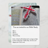 Invitation de dévotion à l'étude de la Bible (Devant / Derrière)