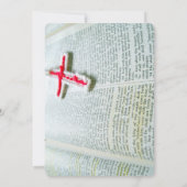 Invitation de dévotion à l'étude de la Bible (Dos)