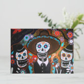 INVITATION DE DIA DE LOS MUERTOS (Debout devant)