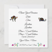 Invitation de Dia De Los Muertos - Jour des Morts (Dos)