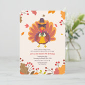 Invitation de dinde (Debout devant)