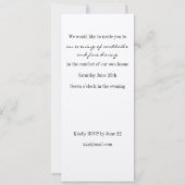 Invitation de dîner (Dos)