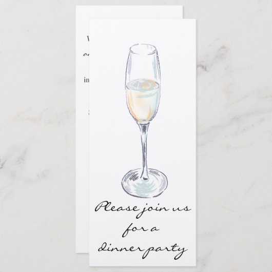 Invitation de dîner (Devant / Derrière)