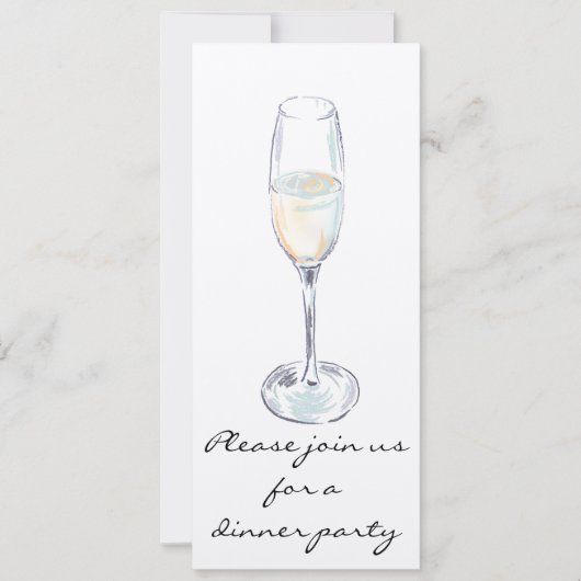 Invitation de dîner (Devant)