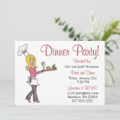 Invitation de dîner (Debout devant)