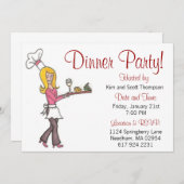 Invitation de dîner (Devant / Derrière)