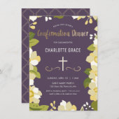 Invitation de dîner de confirmation, Fille, Person (Devant / Derrière)