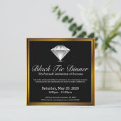 Invitation de dîner de jubilé de diamant de (Debout devant)