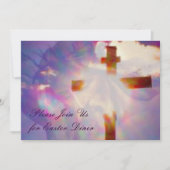 Invitation de dîner de Pâques - religieuse (Devant)