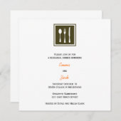 invitation de dîner de répétition (Devant / Derrière)