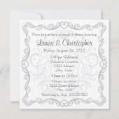 Invitation de dîner de répétition de couteau de (Dos)