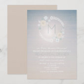 Invitation de dîner de répétition de mariage de (Devant / Derrière)