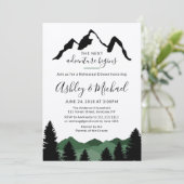 Invitation de dîner de répétition de montagnes de (Debout devant)