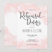 Invitation de dîner de répétition - rougissent (Devant / Derrière)